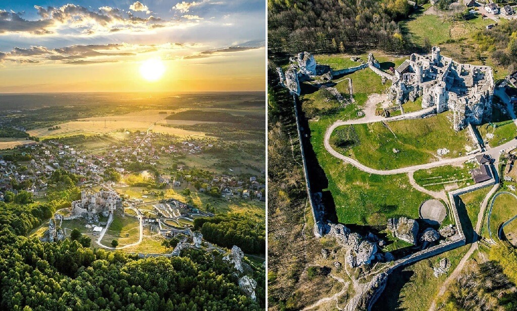 Замок Огородзенец в Польше